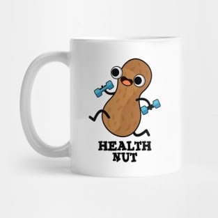 Health Nut Funny Exercise Peanut Pun Mug